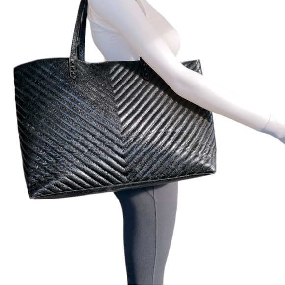 Victoria’s Secret Quilted Black Tote - Picture 2 of 10